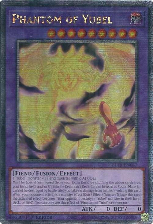 遊戯王 BLTR-EN047 ファントム・オブ・ユベル Phantom of Yubel (英語版 1st Edition シークレットレア) BATTLES of LEGEND： TERMINAL REVENGE Amazon.co.jp: BLTR-EN047 ファントム・オブ・ユベル Phantom of