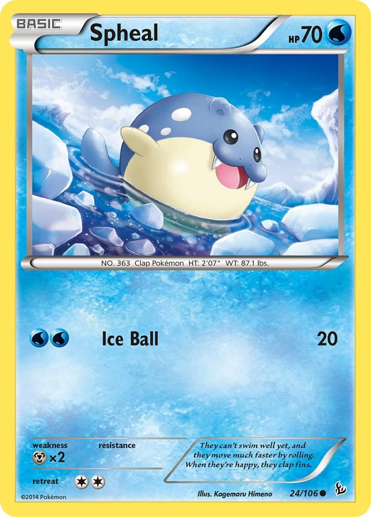 Spheal #24 Pokemon Flashfire
