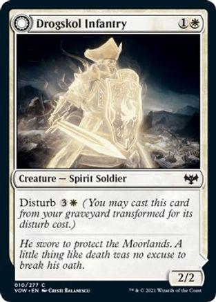 Tap to enlarge Drogskol Infantry, Magic Innistrad: Crimson Vow