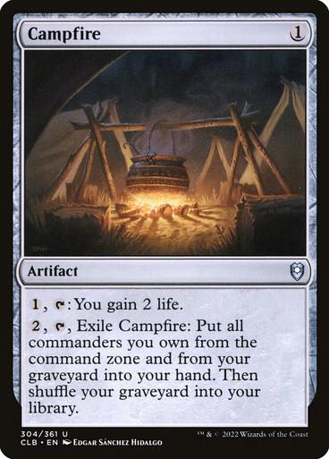 Campfire #304 Magic Commander Legends: Battle for Baldur's Gate