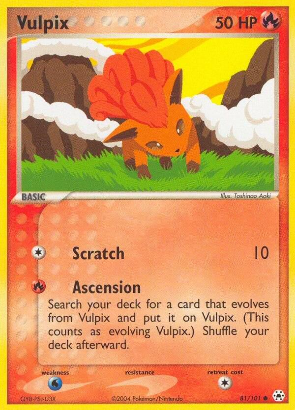 Vulpix #81 Pokemon Hidden Legends