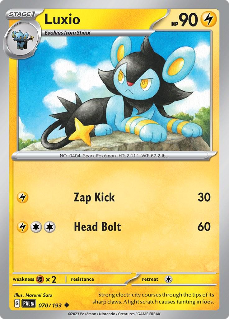 Luxio #70 Pokemon Paldea Evolved