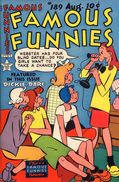 Famous Funnies #189 (1950) Comic Books Famous Funnies
