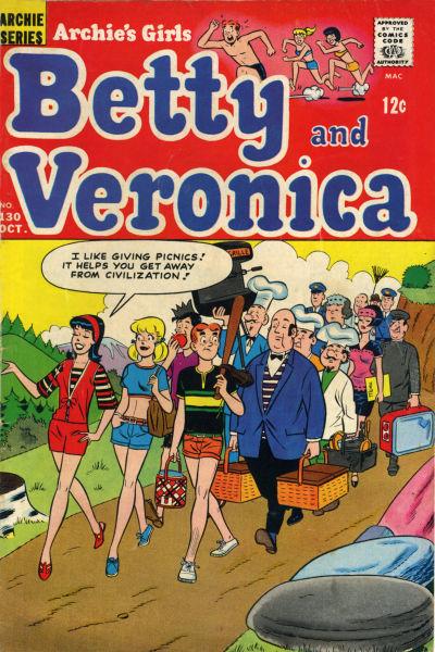 Archie's Girls Betty and Veronica #130 (1966) Comic Books Archie's Girls Betty and Veronica