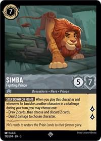 Simba - Fighting Prince #192 Lorcana Into the Inklands