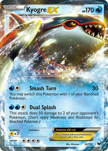 Kyogre EX #26 Cover Art