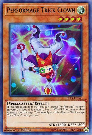 Performage Trick Clown BLRR-EN060 YuGiOh Battles of Legend: Relentless Revenge