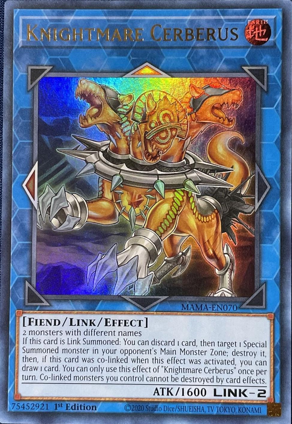 Knightmare Cerberus MAMA-EN070 YuGiOh Magnificent Mavens