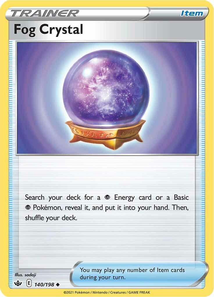 Fog Crystal #140 Pokemon Chilling Reign