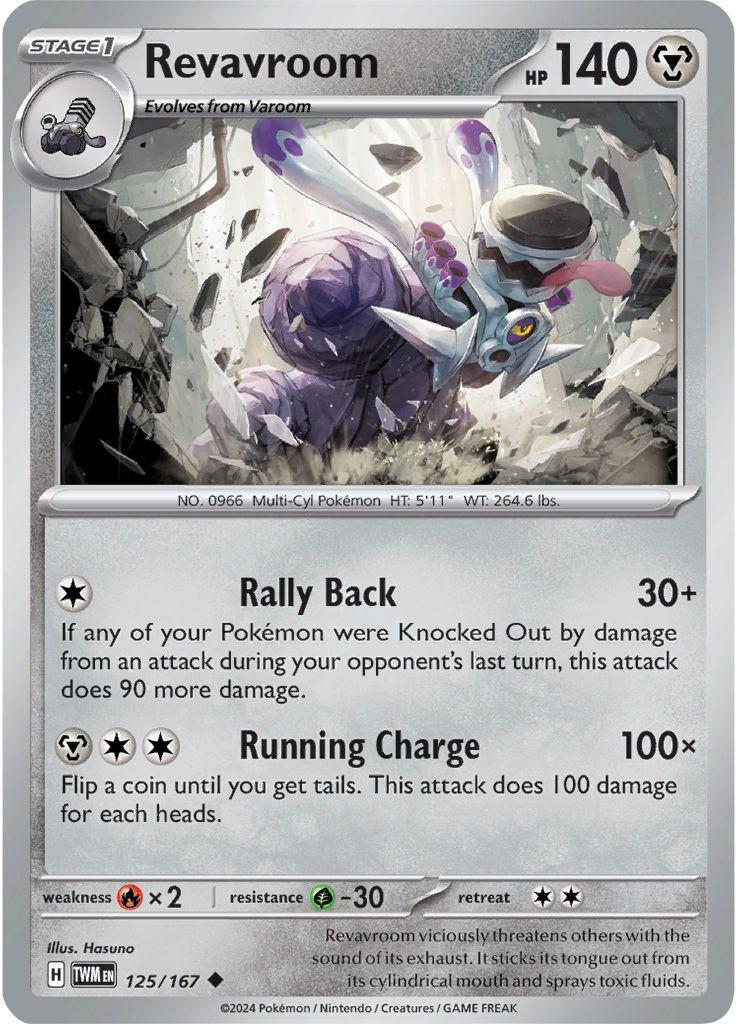 Revavroom #125 Pokemon Twilight Masquerade