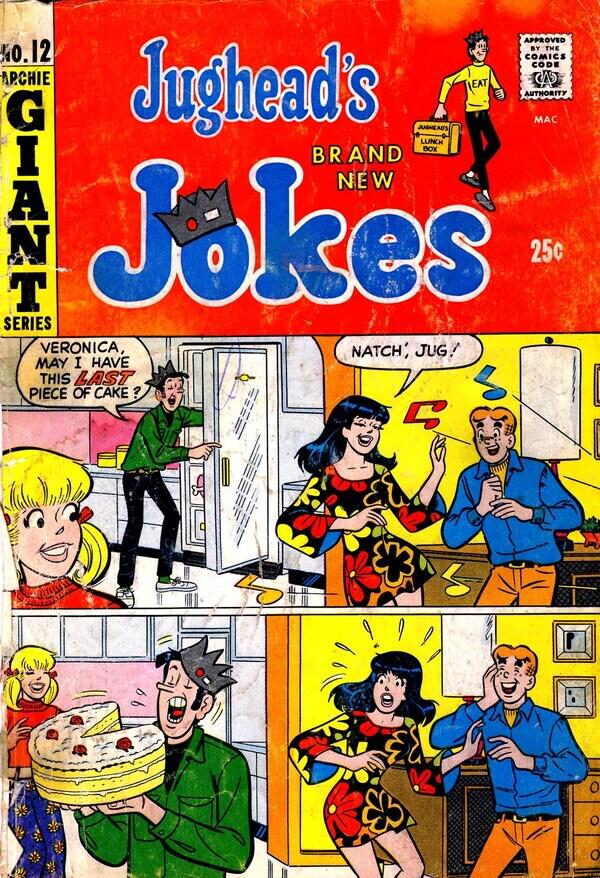 Jughead's Jokes #12 (1969) Comic Books Jughead's Jokes