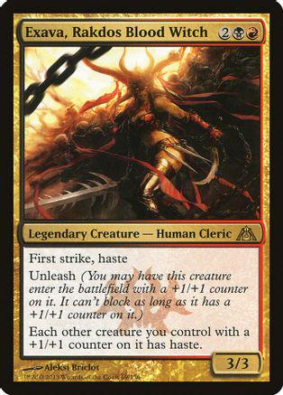 Exava, Rakdos Blood Witch Magic Dragons Maze