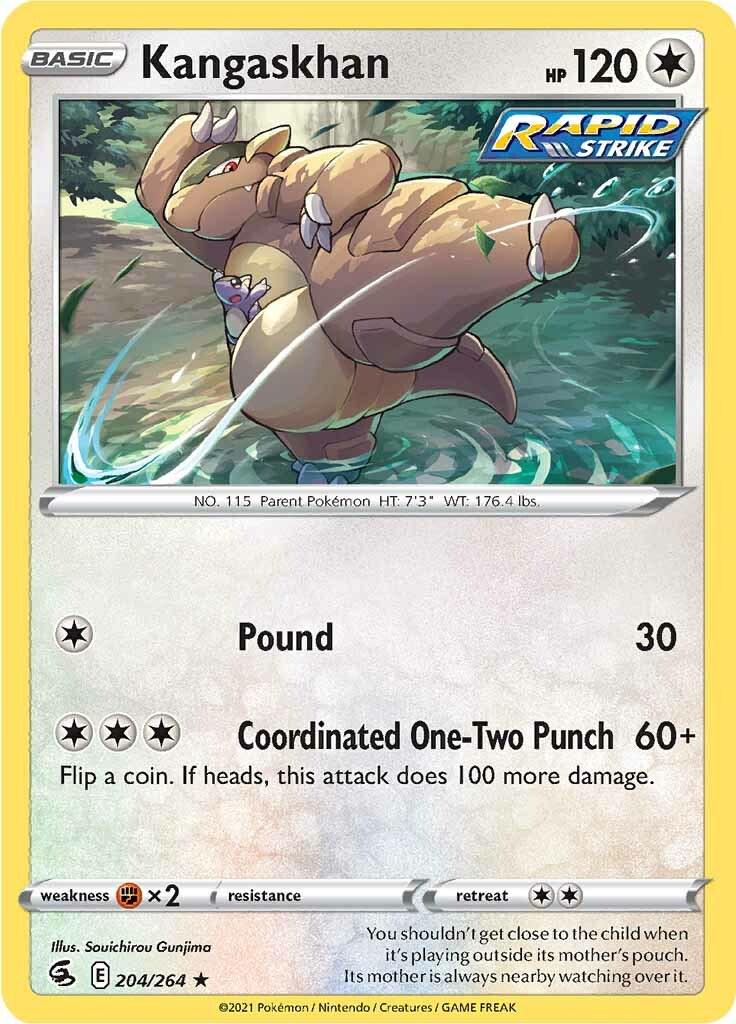 Kangaskhan #204 Pokemon Fusion Strike