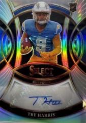 Tre Harris #RSI-THS 2025 Panini Select Rookie Signature Football