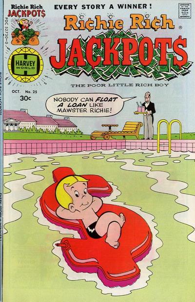 Richie Rich Jackpots #25 (1976) Comic Books Richie Rich Jackpots