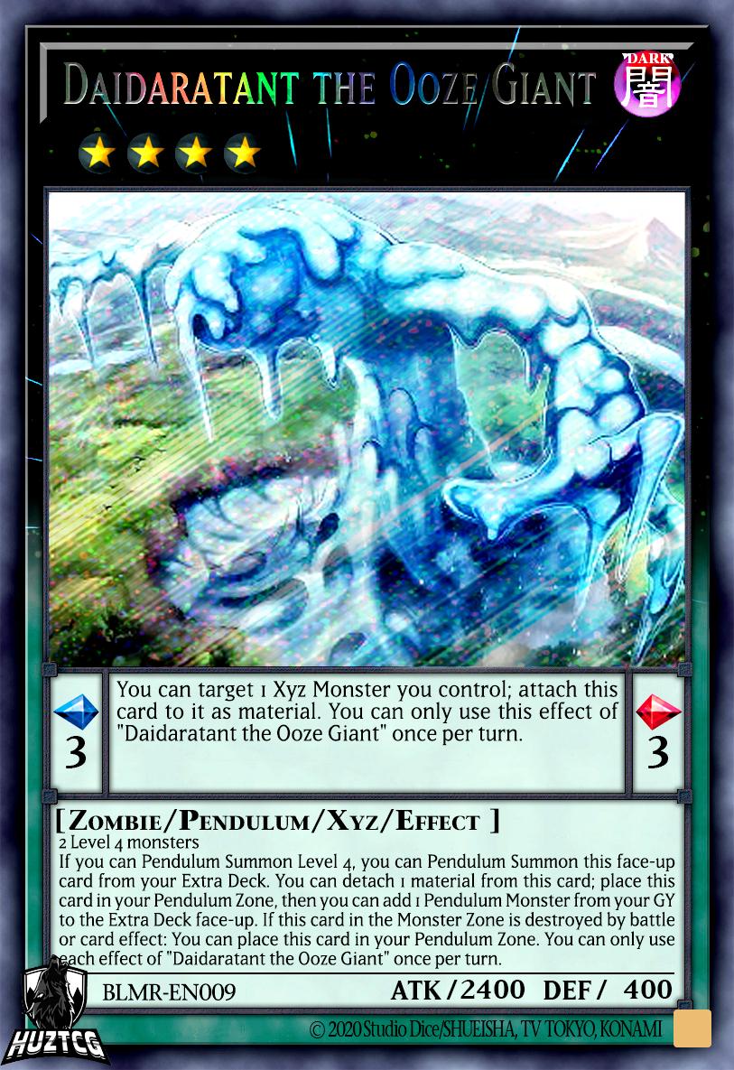 Daidaratant the Ooze Giant BLMR-EN009 YuGiOh Battles of Legend: Monstrous Revenge