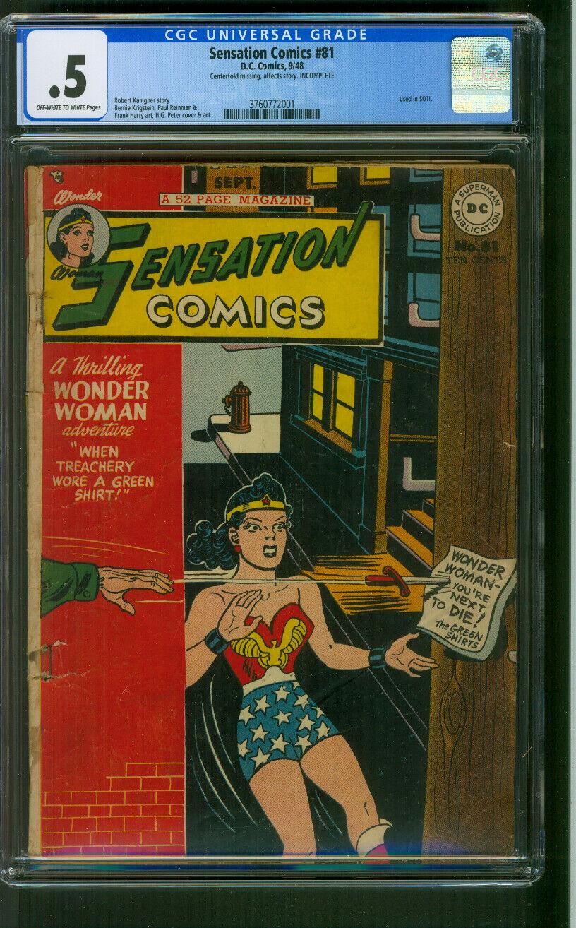 Sensation Comics #81 (1948) Comic Books Sensation Comics