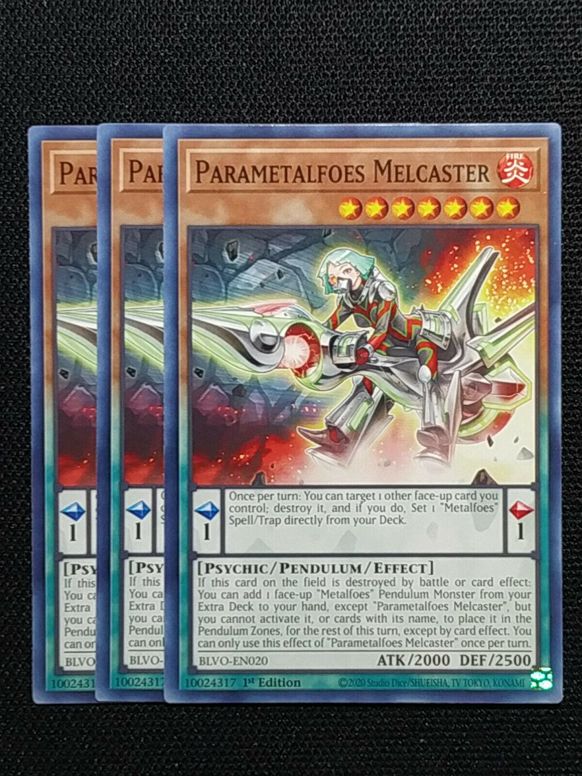 Parametalfoes Melcaster BLVO-EN020 YuGiOh Blazing Vortex