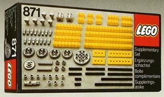 Expert Builder/Gear Parts #871 LEGO Technic