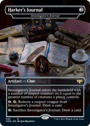 Investigator's Journal #258 Magic Innistrad: Crimson Vow