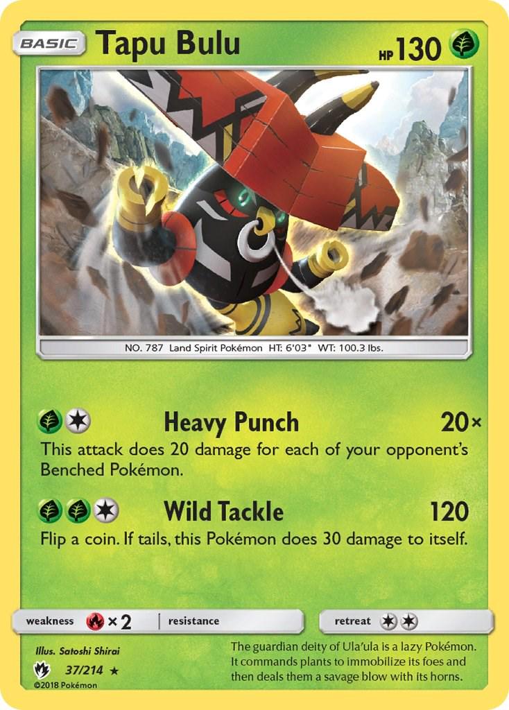 Tapu Bulu #37 Pokemon Lost Thunder