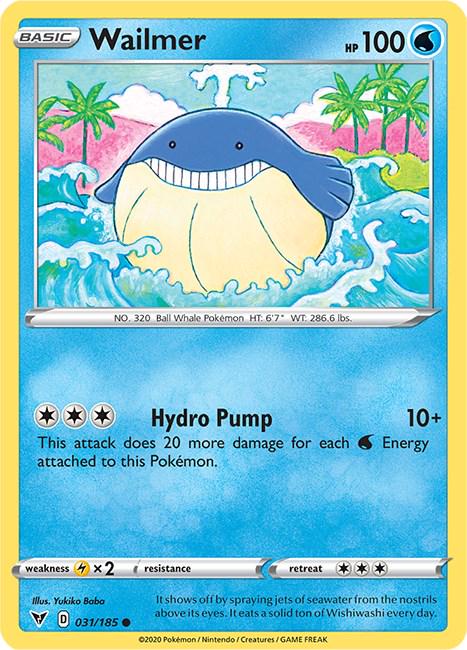 Wailmer #31 Pokemon Vivid Voltage