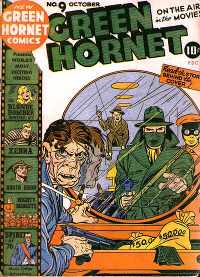 Green Hornet Comics #9 (1942) Comic Books Green Hornet Comics