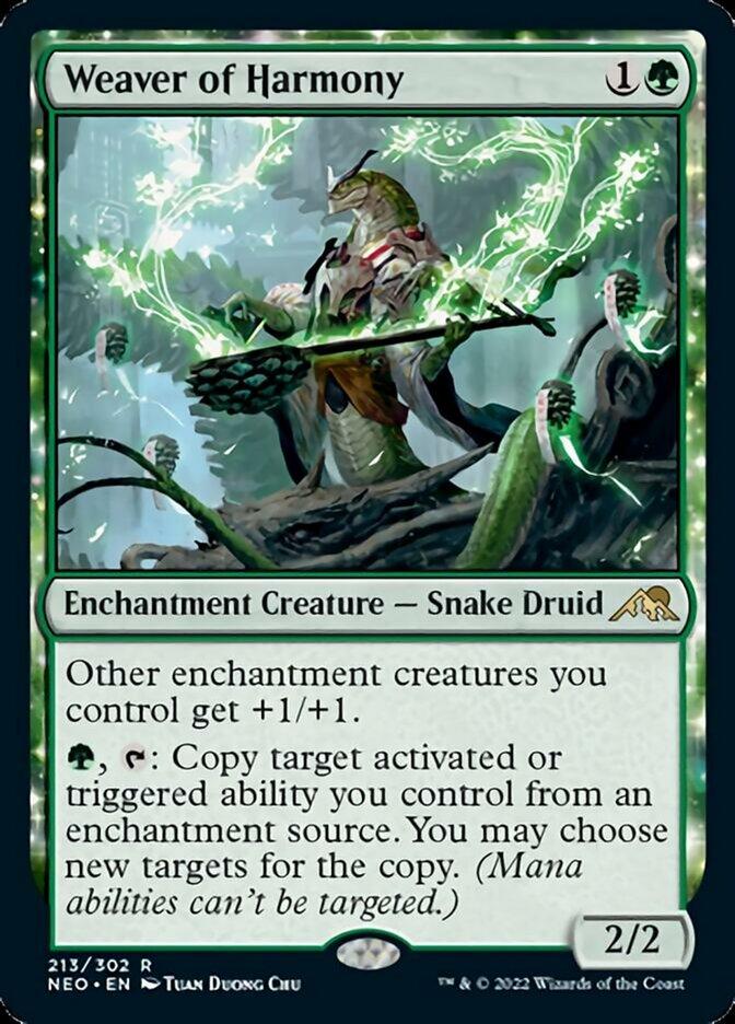 Weaver of Harmony #213 Magic Kamigawa: Neon Dynasty