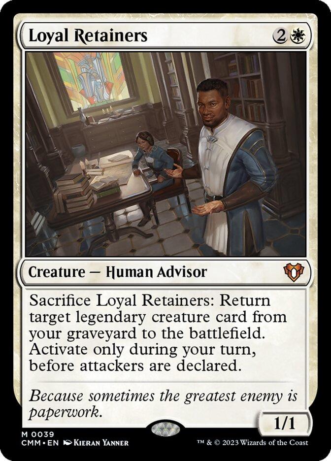 Loyal Retainers #39 Magic Commander Masters