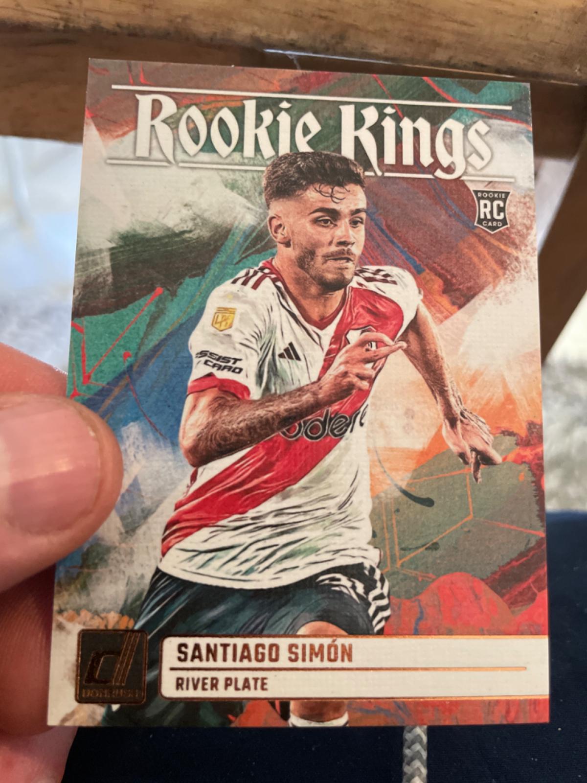 Santiago Simon #3 Soccer Cards 2023 Panini Donruss Rookie Kings