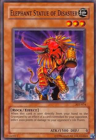 Elephant Statue of Disaster AST-074 YuGiOh Ancient Sanctuary