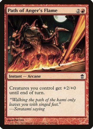Path of Anger's Flame Magic Saviors of Kamigawa