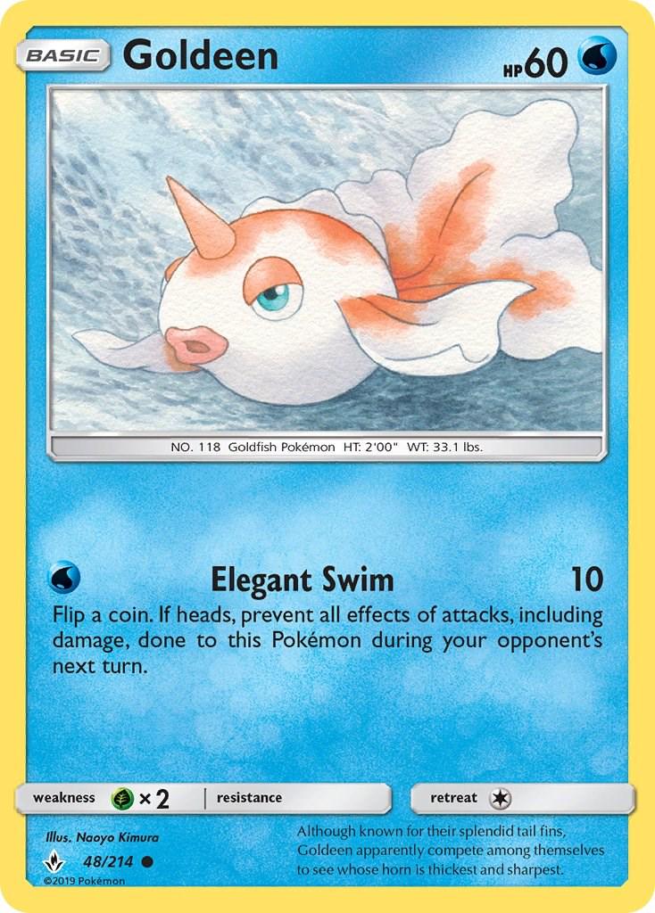 Goldeen #48 Pokemon Unbroken Bonds