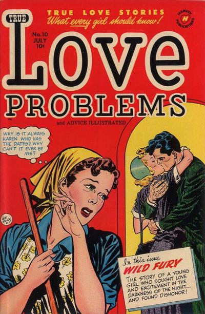 True Love Problems and Advice Illustrated #10 (1951) Comic Books True Love Problems and Advice Illustrated