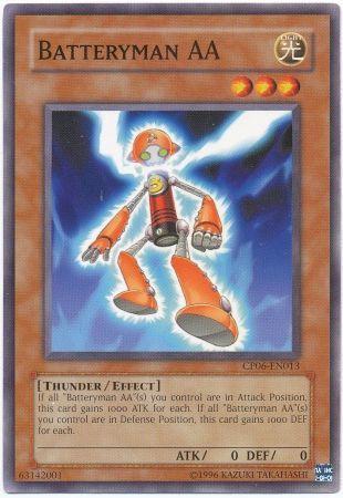 Batteryman AA CP06-EN013 YuGiOh Champion Pack: Game Six