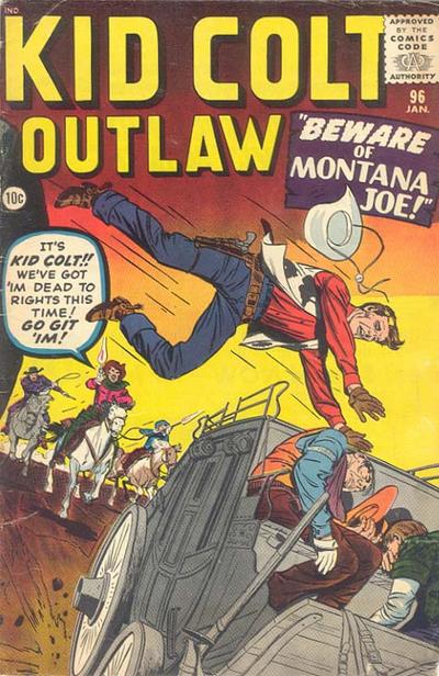 Kid Colt Outlaw #96 (1961) Comic Books Kid Colt Outlaw