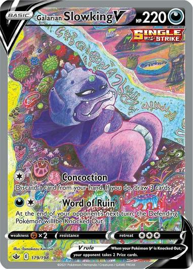 Galarian Slowking V #179 Cover Art