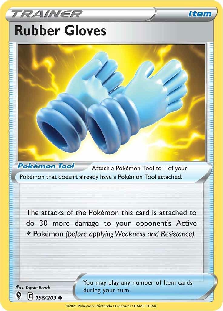 Rubber Gloves #156 Pokemon Evolving Skies