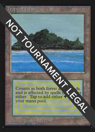 Tropical Island #284 Magic Collector's Edition