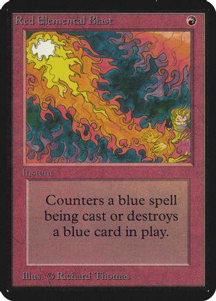Red Elemental Blast Magic Alpha