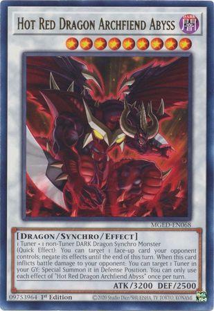 Hot Red Dragon Archfiend Abyss MGED-EN068 YuGiOh Maximum Gold: El Dorado