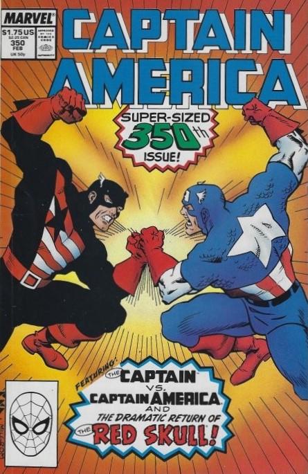 Captain America #350 (1989) Comic Books Captain America