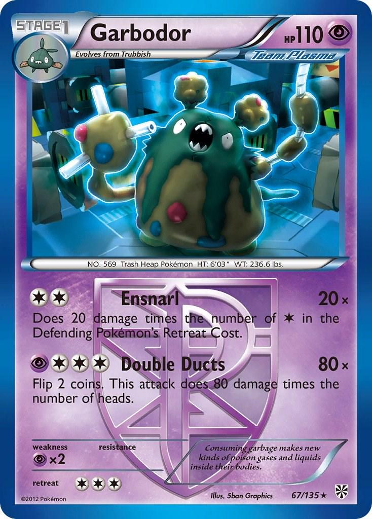 Garbodor #67 Pokemon Plasma Storm