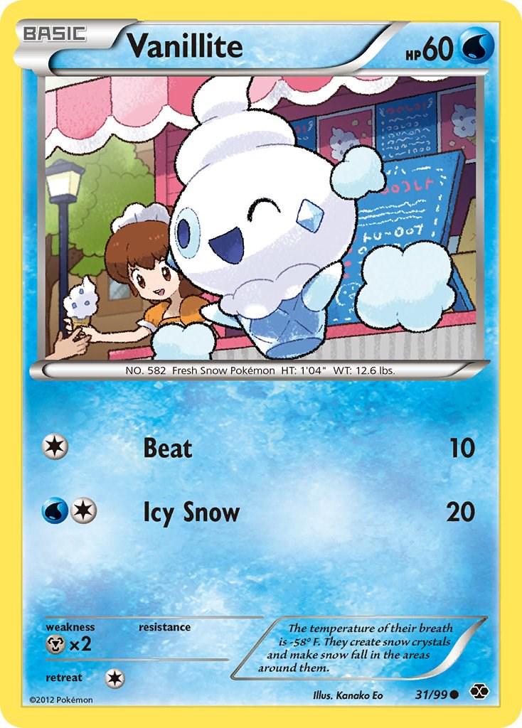 Vanillite #31 Pokemon Next Destinies