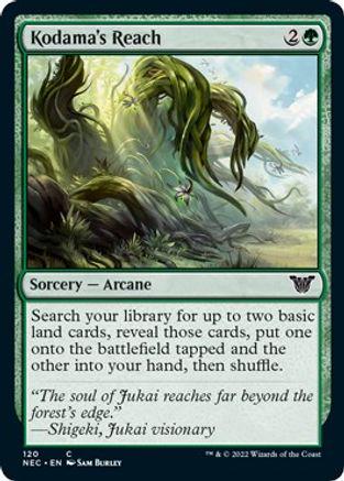 Kodama's Reach Magic Kamigawa: Neon Dynasty Commander
