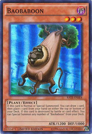 Baobaboon RATE-ENSE4 YuGiOh Raging Tempest