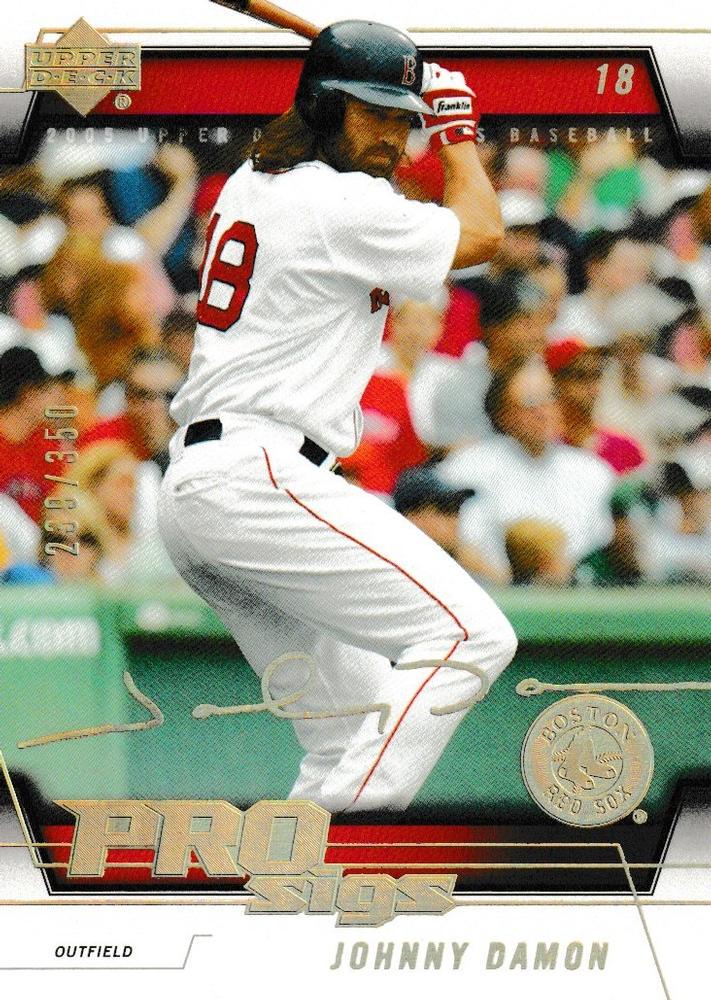 Johnny Damon #17 2005 Upper Deck Pro Sigs Baseball
