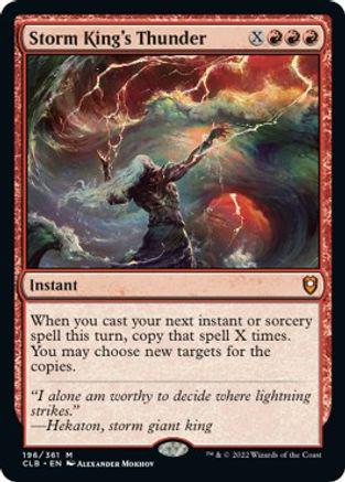 Storm King's Thunder #196 Magic Commander Legends: Battle for Baldur's Gate