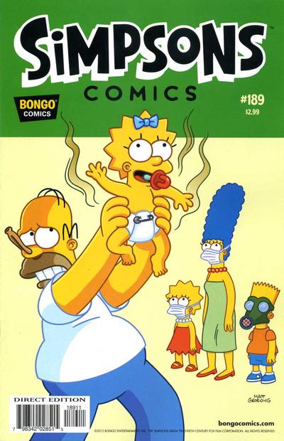 Simpsons Comics #189 (2012) Comic Books Simpsons Comics