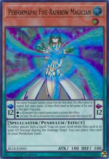 Performapal Five-Rainbow Magician BLLR-EN005 YuGiOh Battles of Legend: Light's Revenge